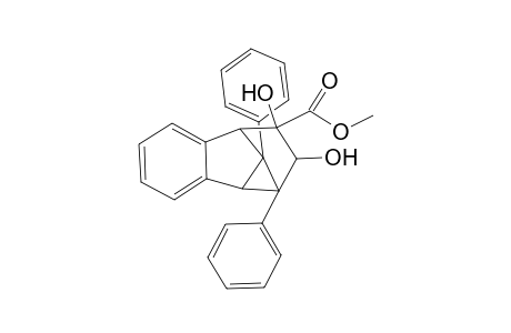 Benzo[a]cyclopropa[cd]pentalene-1-carboxylic acid, 1,2,2a,2b,6b,6c-hexahydro-1,2-dihydroxy-2a,6c-diphenyl-, methyl ester, (1.alpha.,2.alpha.,2a.alpha.,2b.alpha.,6b.alpha.,6c.alpha.)-
