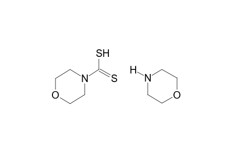4-morpholinecarbodithioic acid, compound with morpholine