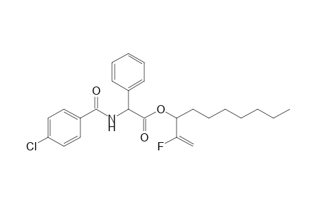 2-Fluoro-1-heptylprop-2-enyl [(4-Chlorobenzoyl)amino](phenyl)acetate