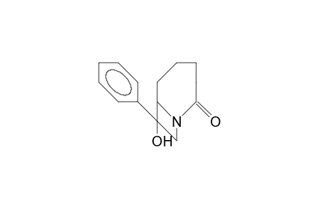 cis-8-Hydroxy-8-phenyl-1-aza-bicyclo(5.2.0)nonan-2-one