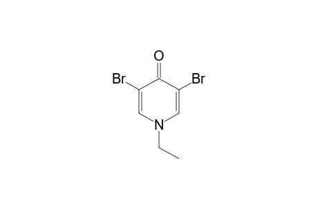 3,5-dibromo-1-ethyl-4(1H)-pyridone