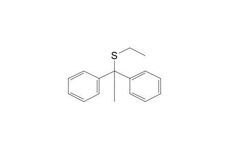 [1-(Ethylsulfanyl)-1-phenylpropyl]benzene