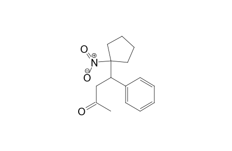 4-(1'-nitrocyclopentyl)-4-phenylbutan-2-one