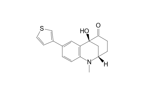 (2S,6S)-6-Hydroxy-1-methyl-8-(thiophen-3-yl)-1,2,3,4-tetrahydro-2,6-methanobenzazocin-5-one