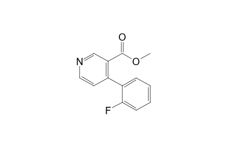 4-(2-fluorophenyl)-3-pyridinecarboxylic acid methyl ester