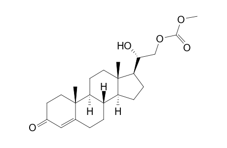 20β,21-dihydroxypregn-4-en-3-one, 21-(methyl carbonate)