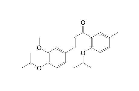 4,2'-bis(Isopropyl)oxy-3-methoxy-5'-methylchalcone (isomer 1)