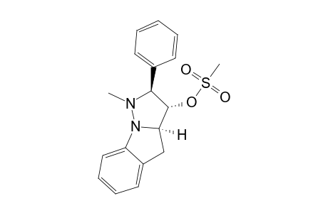 (2RS,3SR,3ASR)-1-METHYL-2-PHENYL-2,3,3A,4-TETRAHYDRO-1H-PYRAZOLO-[1,5-A]-INDOL-3-YL-METHANESULFONATE