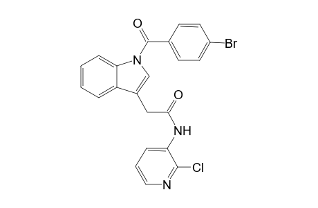 2-[1-(4-bromobenzoyl)indol-3-yl]-N-(2-chloro-3-pyridyl)acetamide