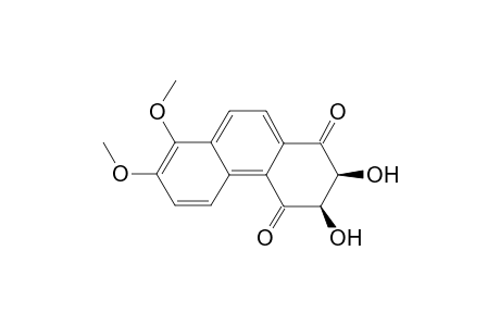 cis-2,3-dihydro-2,3-dihydroxy-7,8-dimethoxyphenanthrene-1,4-dione