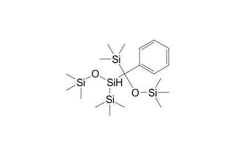 1-[Phenyl(trimethylsilyl)(trimethylsilyloxy)methyl]-2,2,2-trimethyl-1-(trimethylsilyloxy)disilane