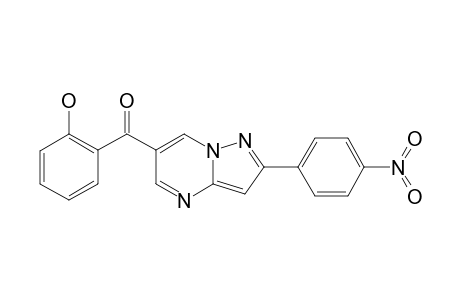 6-(2-HYDROXYBENZOYL)-2-(4-NITROPHENYL)-PYRAZOLO-[1,5-A]-PYRIMIDINE