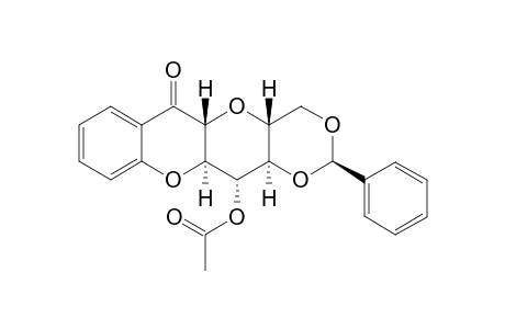 (2R,4aR,5aR,11aR,12R,12aR)-4a,5a,6,11a,12,12a-Hexahydro-6-oxo-2-phenyl-2H,4H-[1,3]dioxino-[4',5':5,6]pyrano[3,2-b][1]benzopyran-12-yl]-acetate