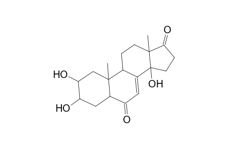 Androst-7-ene-6,17-dione, 2,3,14-trihydroxy-, (2.beta.,3.beta.,5.alpha.)-