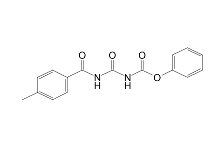Allophanic acid, N-(p-toluoyl)-, phenyl ester
