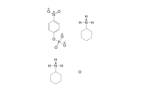 4-Nitrophenyl phosphate, bis(cyclohexylammonium) salt monohydrate