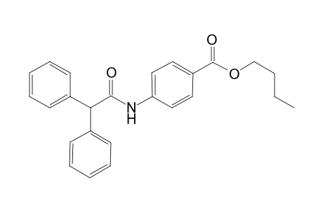 Benzoic acid, 4-[(diphenylacetyl)amino]-, butyl ester