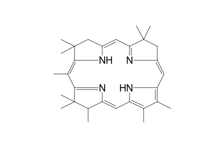 2,3,3,5,7,7,12,12,17,18-Decamethyl-2,3,7,8,12,13,22,24-octahydro-porphine