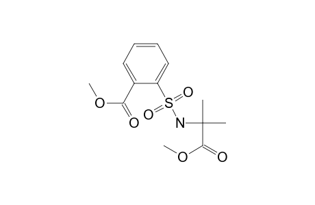 Benzoic acid, 2-[[(2-methoxy-1,1-dimethyl-2-oxoethyl)amino]sulfonyl]-, methyl ester