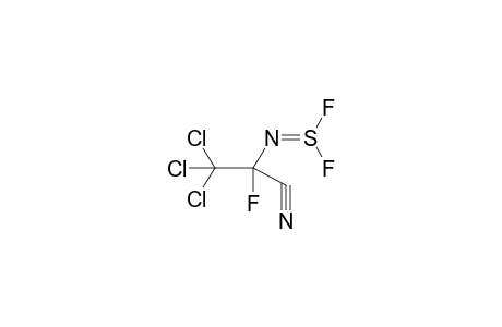 (1-FLUORO-2,2,2-TRICHLORO-1-CYANOETHYL)IMINOTHIONYL DIFLUORIDE