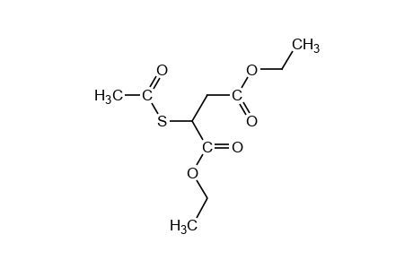 mercaptosuccinic acid, diethyl ester, S-acetate