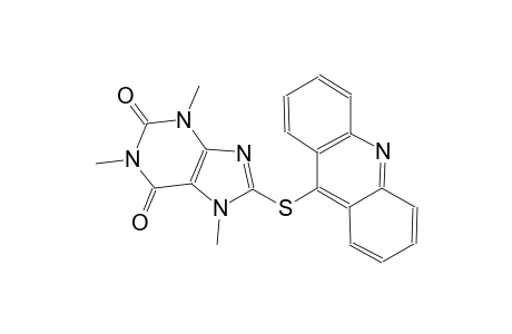 8-(9-acridinylsulfanyl)-1,3,7-trimethyl-3,7-dihydro-1H-purine-2,6-dione