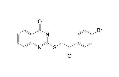 Quinazolin-4(3H)-one, 2-[2-(4-bromophenyl-2-oxoethylthio]-