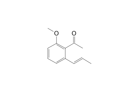 1-[2-Methoxy-6-(prop-1-enyl)phenyl]ethanone