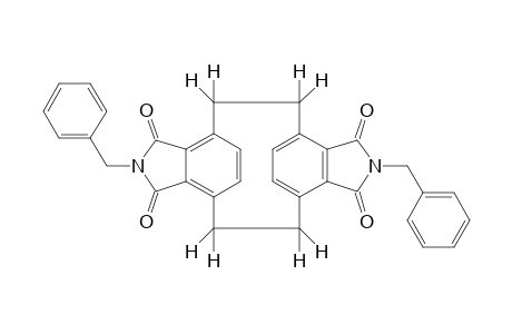 N,N'-dibenzyltricyclo[8.2.2.24,7]hexadeca-4,6,10,12,13,15-hexaene-5,6,11,12-tetracarboxylic 5,6:11,12-diimide