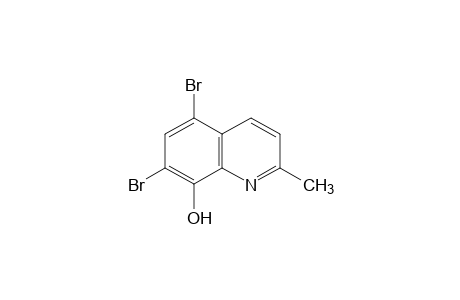 5,7-Dibromo-2-methyl-8-quinolinol