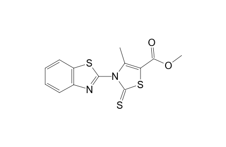 Methyl 3-(benzo[d]thiazol-2-yl)-4-methyl-2-thioxo-2,3-dihydrothiazole-5-carboxylate