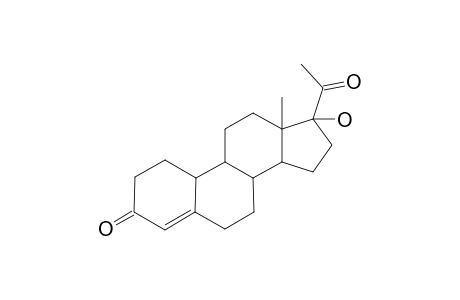 17.ALPHA.-HYDROXY-19-NOR-PREGN-4-ENE-3,20-ONE