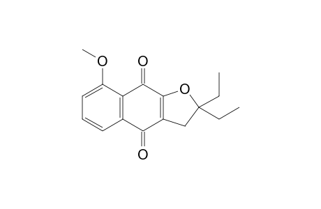 2,2-Diethyl-8-methoxy-2,3-dihydronaphtho[2,3-b]furan-4,9-dione