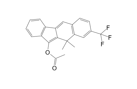 10,10-dimethyl-8-(trifluoromethyl)-10H-benzo[b]fluoren-11-yl acetate