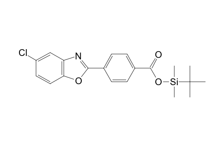 4-(5-Chloro-1,3-benzoxazol-2-yl)benzoic acid, tert-butyldimethylsilyl ester