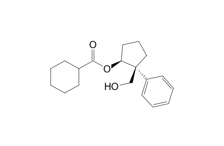 cis-1-Hydroxymethyl-1-phenylcyclopent-2-yl cyclohexanecarboxylate