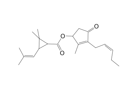 Cyclopropanecarboxylic acid, 2,2-dimethyl-3-(2-methyl-1-propenyl)-, 2-methyl-4-oxo-3-(2-pentenyl)-2-cyclopenten-1-yl ester, [1R-[1.alpha.[S*(Z)],3.beta.]]-