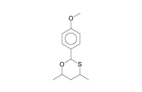 2-(4-Methoxyphenyl)-4,6-dimethyl[1,3]oxathiane
