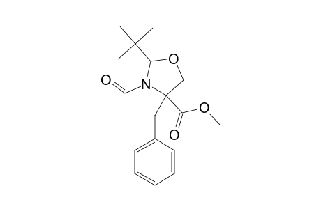 Methyl 4-benzyl-2-tert-butyl-3-formyl-1,3-oxazolidine-4-carboxylate