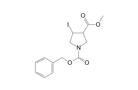 Pyrrolidine-3-carboxylic acid, N-carbobenzyloxy-4-iodo-, methyl ester