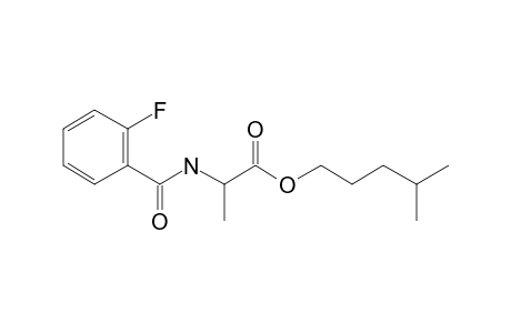 L-Alanine, N-(2-fluorobenzoyl)-, isohexyl ester