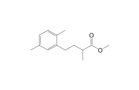 Butyric acid, 2-methyl-4-(2,5-xylyl)-, methyl ester