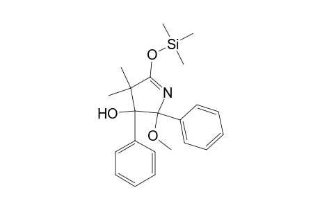 3,4-Dihydro-2-methoxy-4,4-dimethyl-2,3-diphenyl-5-trimethylsilyloxy-3H-pyrrol-3-ol