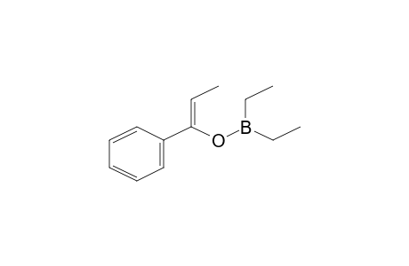 (1Z)-1-Phenyl-1-propenyl diethylborinate