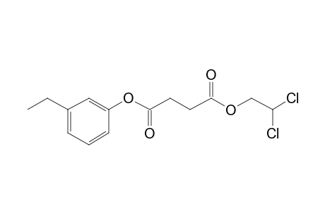 Succinic acid, 2,2-dichloroethyl 3-ethylphenyl ester