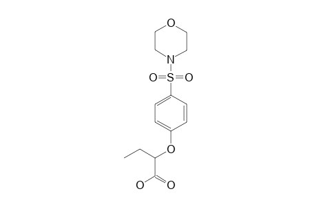 2-[p-(morpholinosulfonyl)phenoxy]butyric acid
