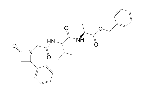 [2-(<S>-2'-Oxo-4'-phenylazetidin-1'-yl)acetyl]-L-valyl-L-alanine - benzyl ester