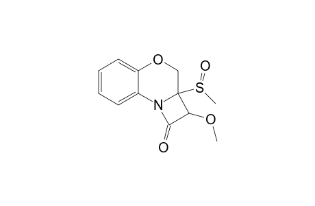 2a,3-Dihydro-2-methoxy-2a-methylsulfinylazeto[2,1-c][1,4]benzoxazin-1(2H)-one