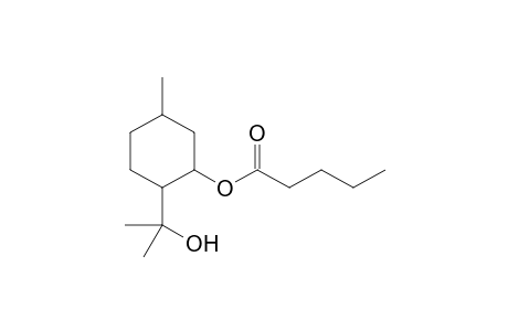 [2-(1-hydroxy-1-methyl-ethyl)-5-methyl-cyclohexyl] pentanoate