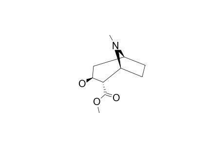 METHYL-(ENDO,ENDO)-3-HYDROXY-8-METHYL-8-AZABICYCLO-[3.2.1]-OCTANE-2-CARBOXYLATE